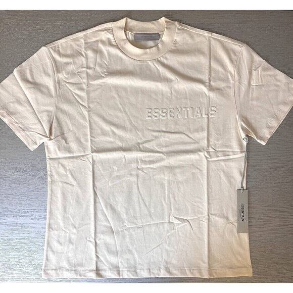 Fear of God Essentials T-Shirt Eggshell Brand NWT - Picture 1 of 6